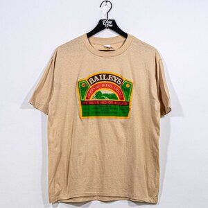 Bailey's Irish Cream Liqueur T-Shirt XL VTG 80s Drinking Retro Hipster